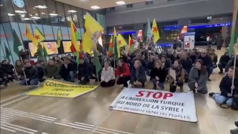 Cenevre ve Lozan’da Rojava’ya destek eylemleri