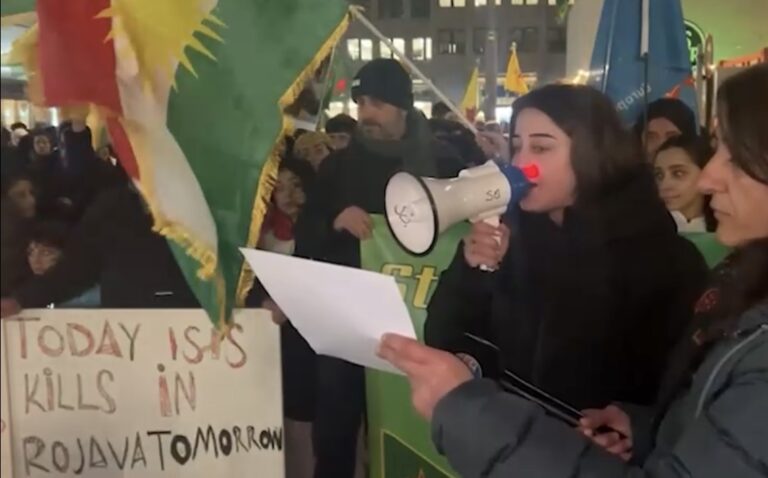 İsviçre’nin birçok kentinde Rojava protestoları