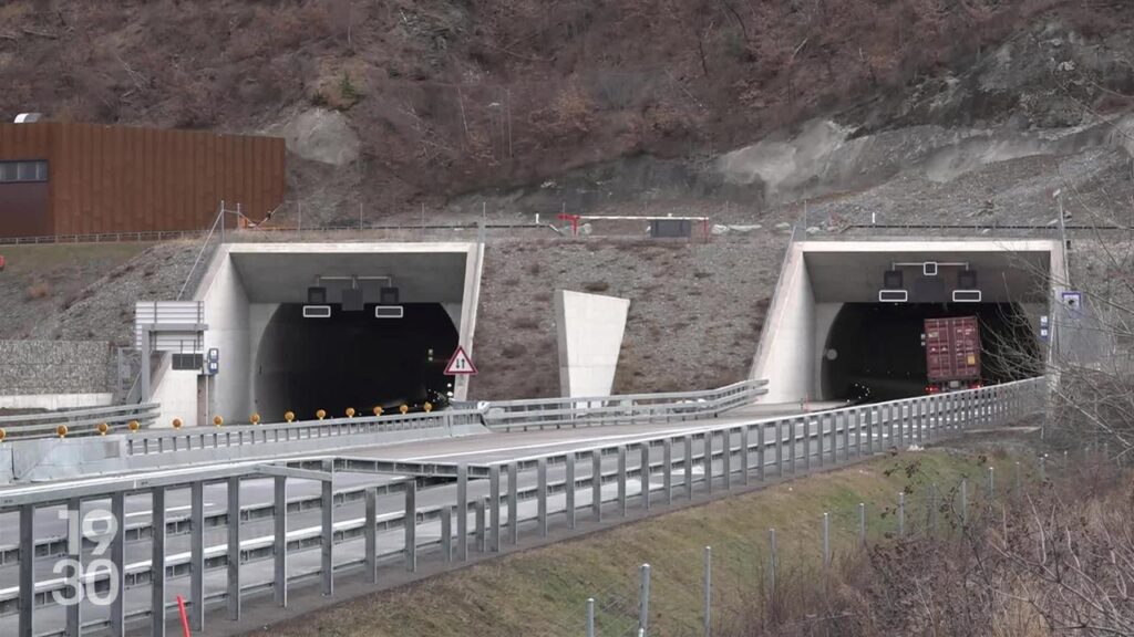 Viège yakınlarındaki A9 tüneli, 4 kazanın ardından inceleniyor