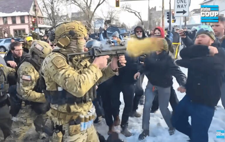 ICE, Minneapolis protestolarında İsviçre yapımı silah kullandı