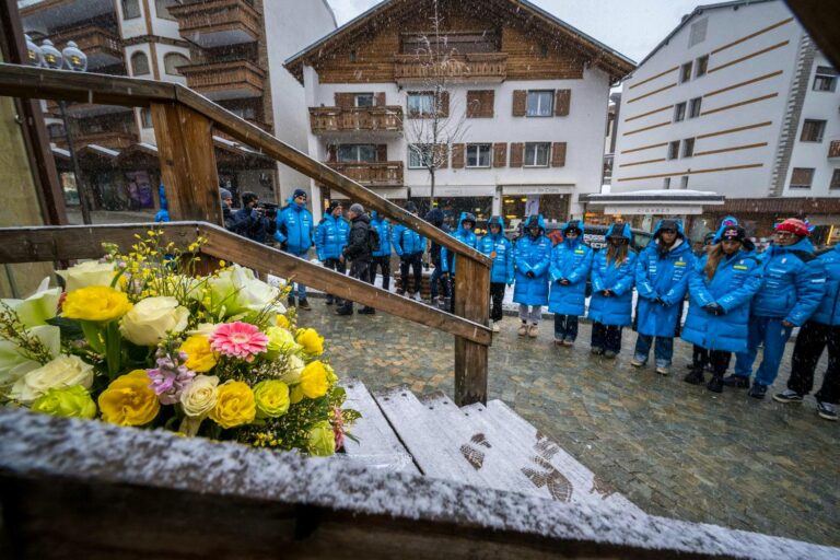 Crans-Montana’da İtalyan kayakçılardan anma