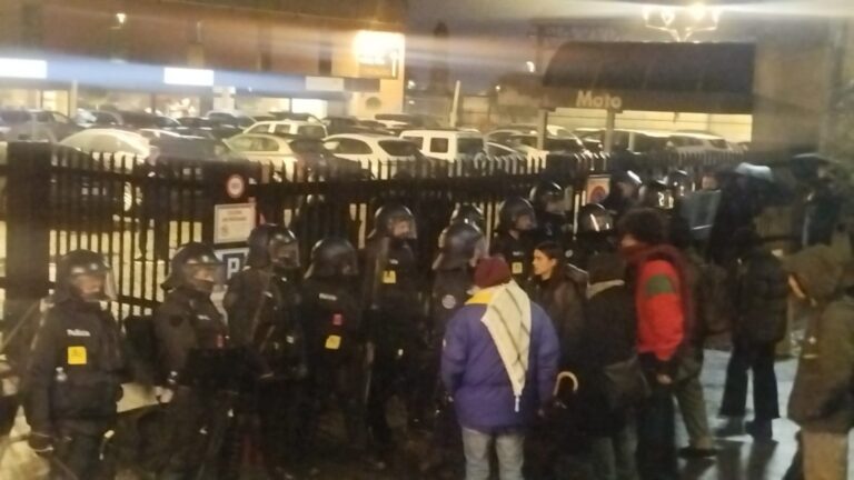 Mendrisio’da faşizme karşı protesto