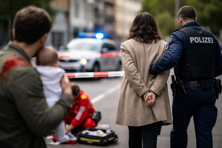 Basel’de Türk kadın bebeğiyle yürüyen adama bıçakla saldırdı