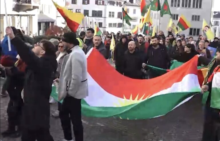 Rapperswil ve Sion’da Rojava’ya destek eylemleri