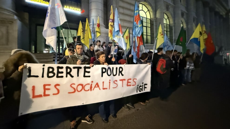 Cenevre’de Türkiye’deki gözaltılar protesto edildi