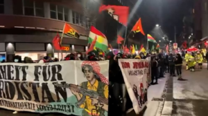 Zürih’te Rojava’yı savun yürüyüşü
