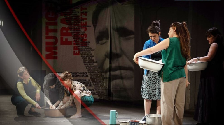 Cesur kadınlar sahnede