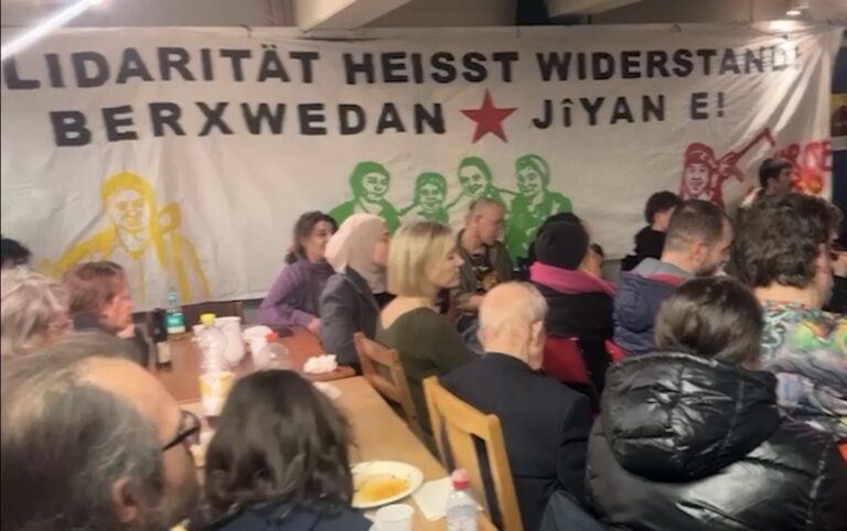 Zürih’te Rojava dayanışması: Hens gözlemlerini paylaştı