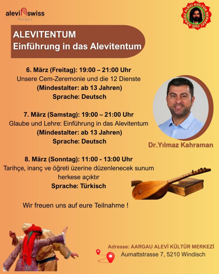 Aargau’da Alevilik semineri düzenlenecek