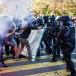 Cenevre’de Gazze gösterisi: Görüntüler polis müdahalesini tartışmaya açtı