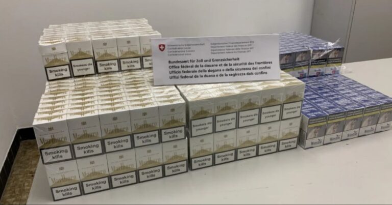 İsviçre’de kaçak sigara artışı: 2025’te 1,6 milyon adet ele geçirildi
