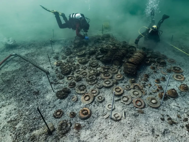 Neuchâtel Gölü’nde Roma dönemine ait gemi yükü gün yüzüne çıkarıldı