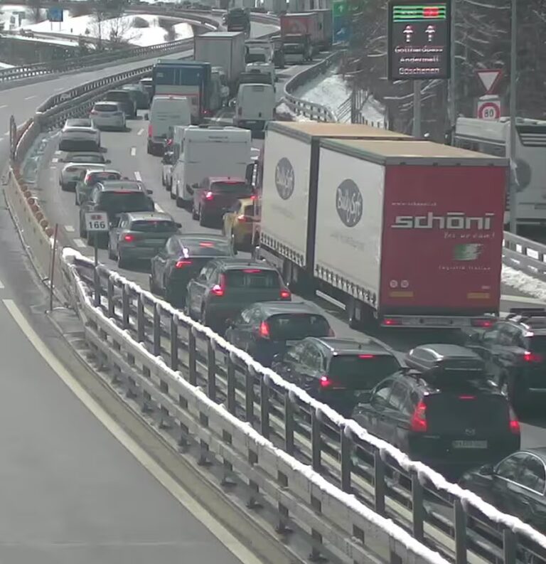 İsviçre’de Gotthard’da Paskalya yoğunluğu erken başladı