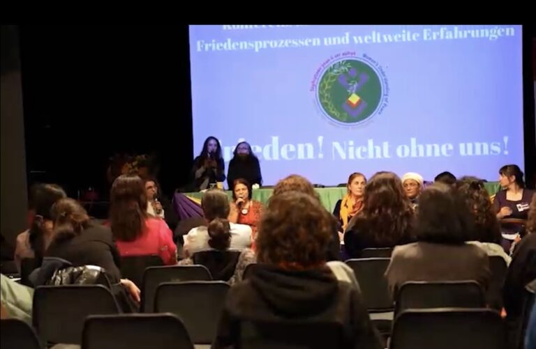 Kadın hareketleri Zürih’te: Eşit temsil olmadan barış olmaz