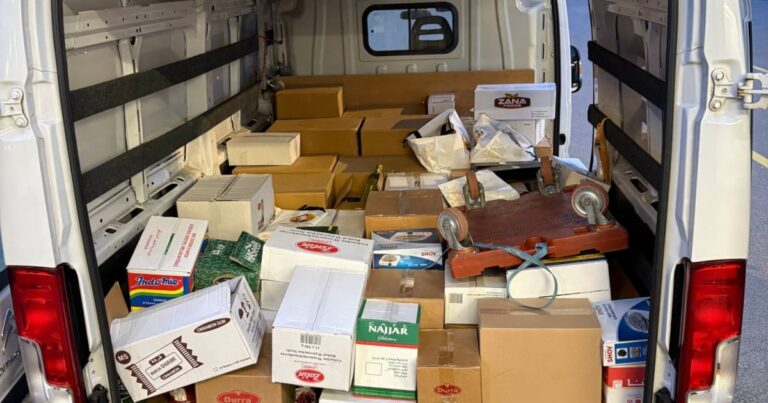 Ramsen’de kaçak gıda sevkiyatı girişimi engellendi