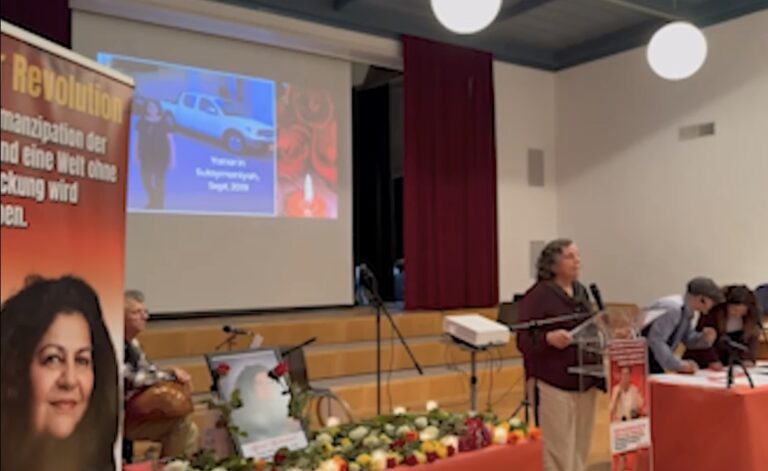 Bern’de Yenar Mihemed için anma düzenlendi