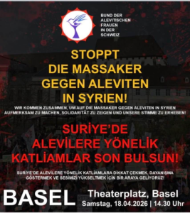 İsviçre’de Alevi kadınlardan Basel’de eylem çağrısı