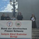Basel’de Alevi kadınlardan Suriye protestosu