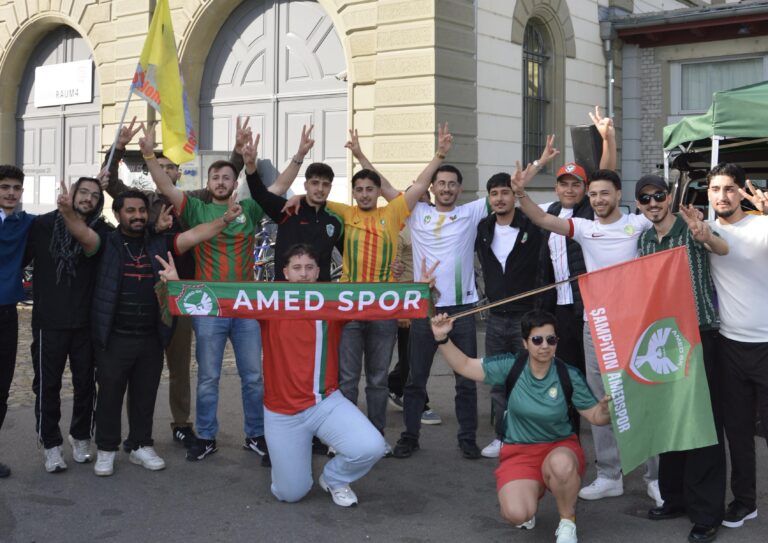 Amedspor’un Süper Lig’e yükselmesi Zürih’te kutlandı