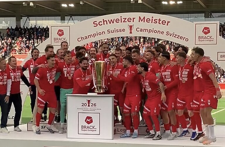 Thun, YB’ye 3:8 kaybettiği maçta şampiyonluk kupasını aldı