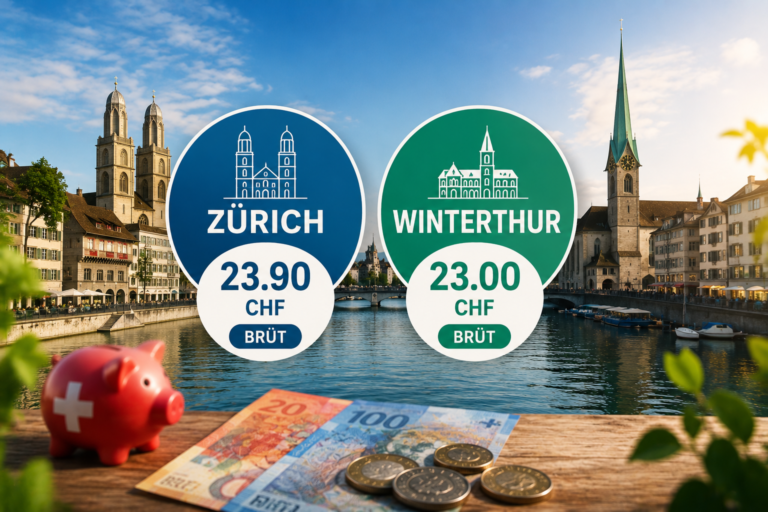 Zürih ve Winterthur’da asgari ücret uygulaması kabul edildi