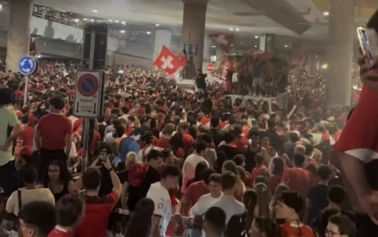 İsviçre’de çeyrek final coşkusu sokaklara taştı