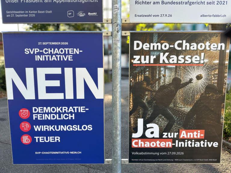 Basel-Stadt’ta gösterilere yönelik sert önlemlere ret