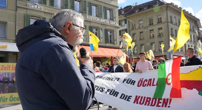 Bern’de 9 Ekim nedeniyle miting düzenlendi