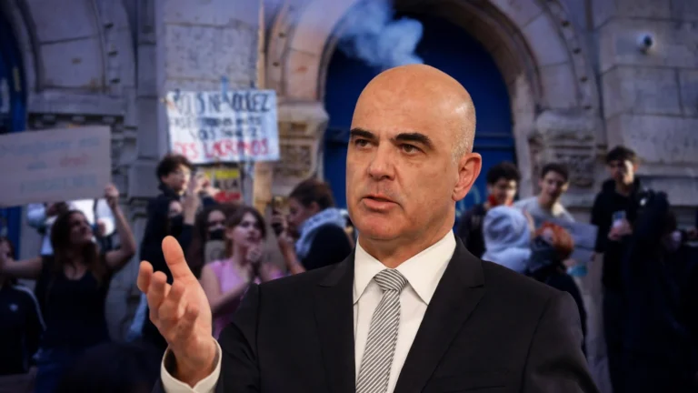 Berset’ten gençlerin protesto hakkına destek