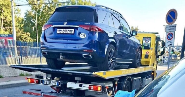 İsviçre’de çalınan Mercedes İtalya’da bulundu